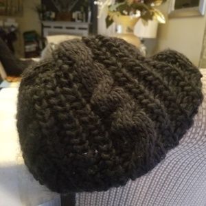 Cool crocheted acrylic beanie